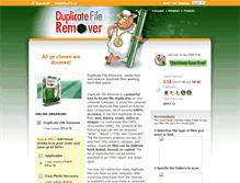 Tablet Screenshot of duplicatefileremover.com